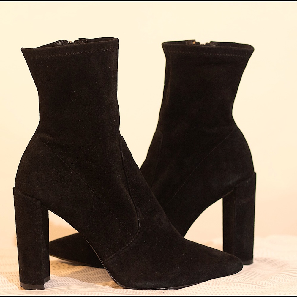 Black Suede Boots